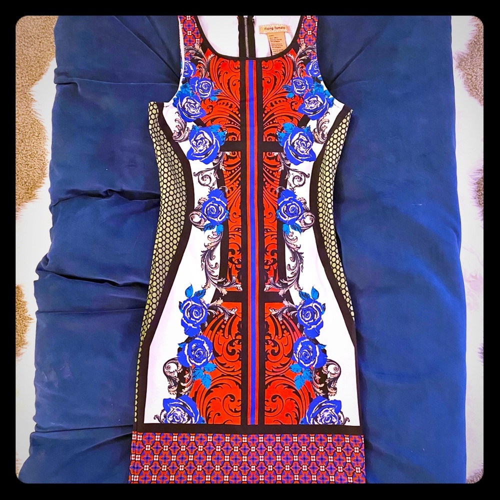 Floral bodycon dress